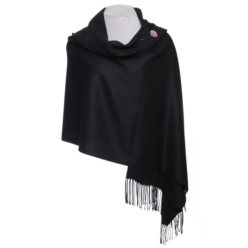 Sgarff / Pashmina Cashmir - Du | Cashmere Scarf / Pashmina - Black