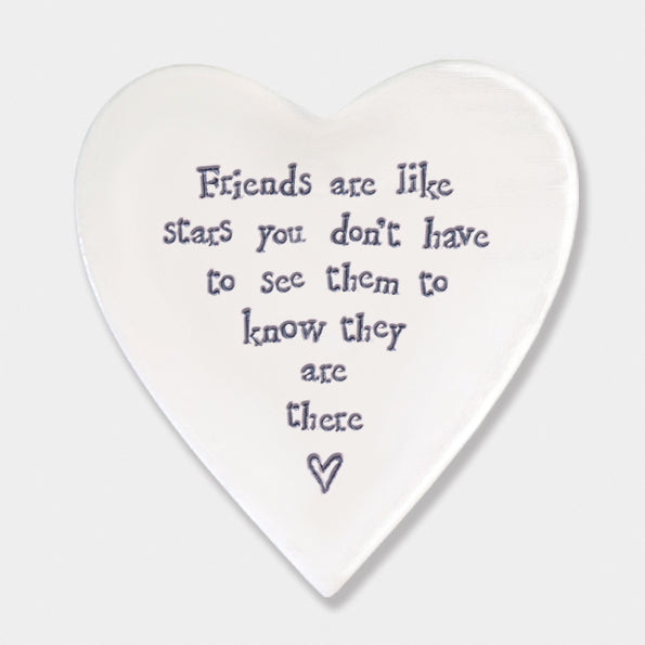 Mat Diod Porslen | Porcelain Coaster - Friends are Stars