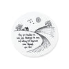 Mat Diod Porslen | Porcelain Coaster - May your troubles be less