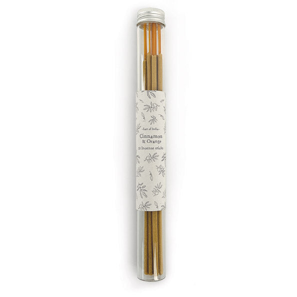 Ffyn Arogldarth | Incense Sticks - Cinnamon & Orange