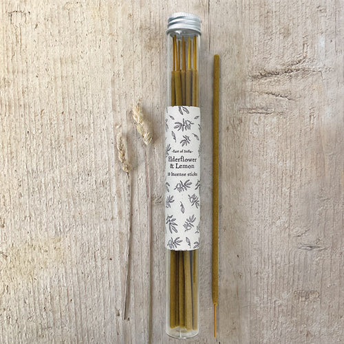 Ffyn Arogldarth | Incense Sticks - Elderflower & Lemon