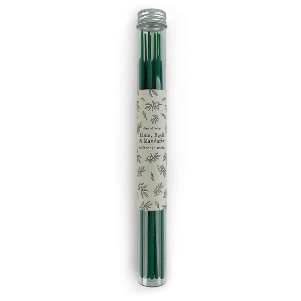 Ffyn Arogldarth | Incense Sticks - Lime, Basil & Mandarin