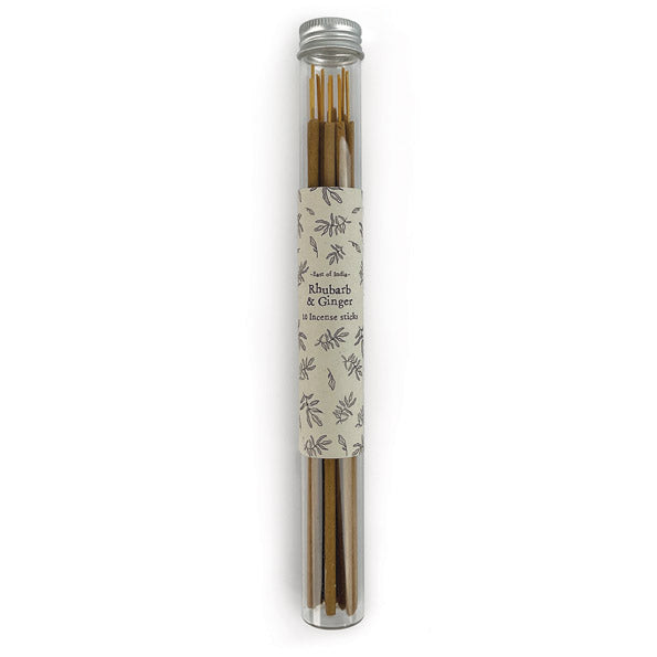 Ffyn Arogldarth | Incense Sticks - Rhubarb & Ginger