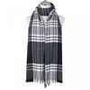 Sgarff Jane - Du a Gwyn | Jane Scarf - Black & White Check