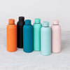 Potel Dur - Glas | Rubber Coated Steel Bottle 500ml - Eggshell Bottle