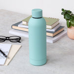 Potel Dur - Glas | Rubber Coated Steel Bottle 500ml - Eggshell Bottle