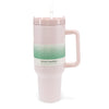 Cwpan Teithio Gyda Handlen (1.2Ltr) - Pinc | Travel Tumbler With Handle (1.2Ltr) - Pink