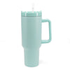 Cwpan Teithio Gyda Handlen (1.2Ltr) - Glas | Travel Tumbler With Handle (1.2Ltr) - Eggshell Blue