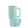 Cwpan Teithio Gyda Handlen (1.2Ltr) - Glas | Travel Tumbler With Handle (1.2Ltr) - Eggshell Blue