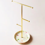 Desgyl Gemwaith Gyda Stand | Women Trinket Dish With Stand