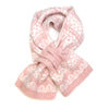 Sgarff Dolen - Pinc Meddal | Fairisle Pull Through Scarf - Pale Pink