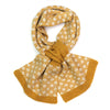 Sgarff Retro - Mwstard | Retro Scandi Pull Through Scarf - Mustard