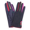 Menig Manylun Botwm - Nefi | Button Detail Gloves - Navy