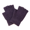 Menig Di Fysedd - Piws | Fingerless Gloves - Aubergine