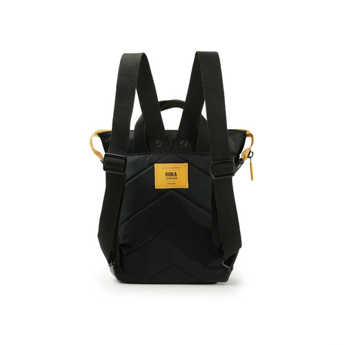 Bag Roka | ROKA Bantry B Small Sustainable - All Black, Corn Trims.
