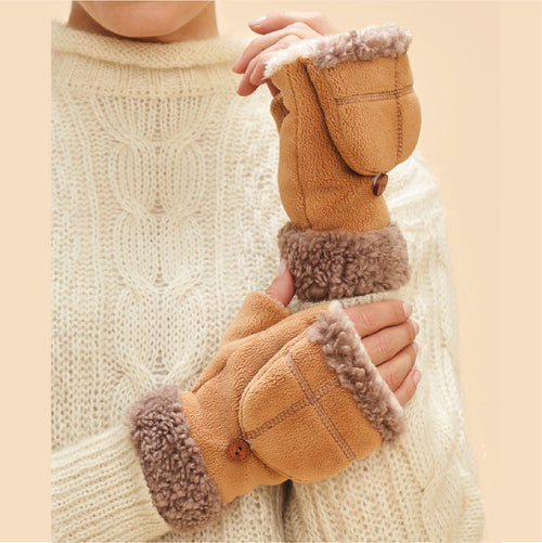 Menig Powder | Powder Mittens - Anna, Teddy.