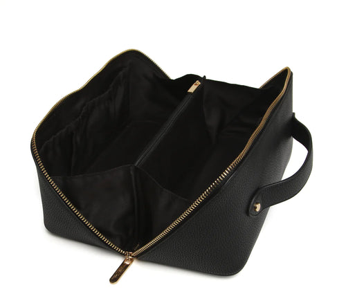 Bag Ymolchi - Du | Train Case by Alice Wheeler - Black