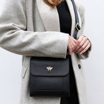 Bag Croesgorff - Du | Bloomsburry Messenger Bag by Alice Wheeler - Black