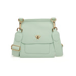 Bag Croesgorff - Mint | Bloomsburry Messenger Bag by Alice Wheeler - Pastel Mint