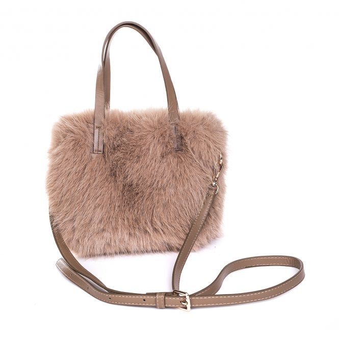 Bag Ffwr Ffug Allegra - Cappuccino | Allegra Faux Fur Bag  - Cappuccino