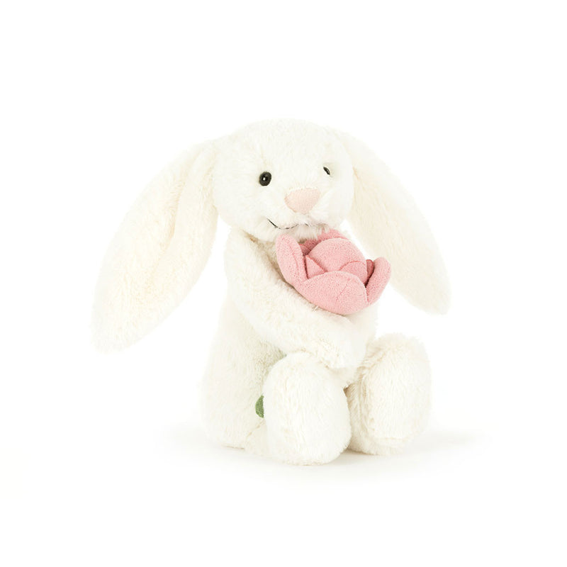 Bwni hefo Blodyn | Jellycat Bashful Peony Bunny