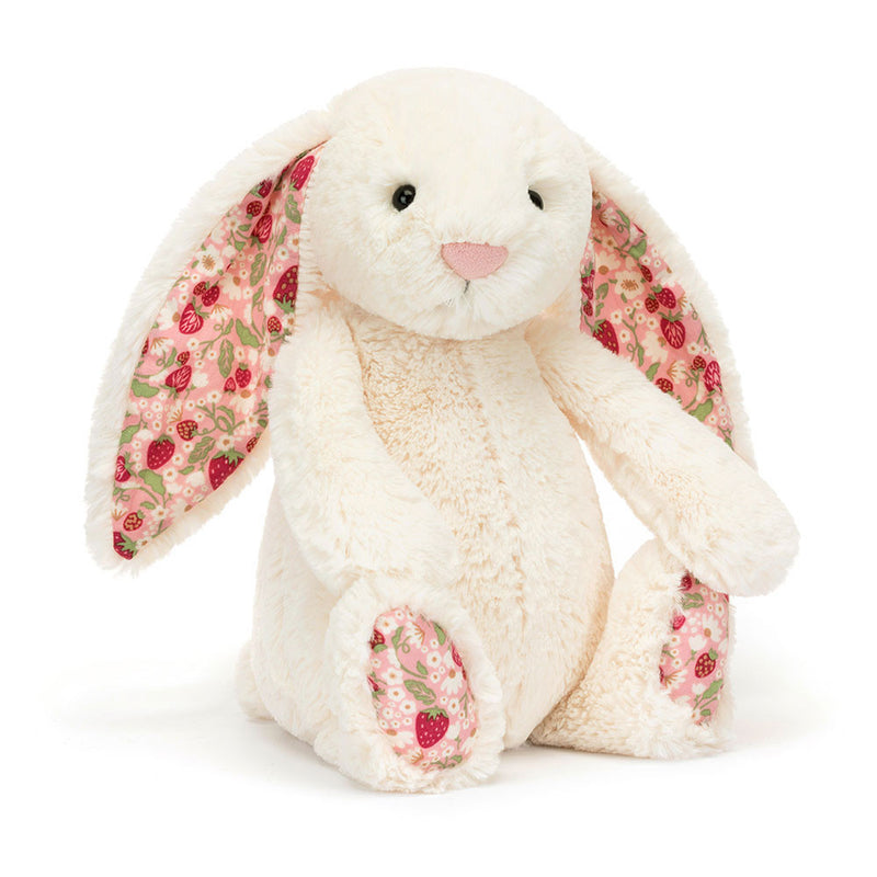 Bwni Bach Hufen - Aeron | Jellycat Blossom Cream Bunny Small - Berry