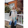 Sgarff Avril - Glas/Llwyd | Avril Scarf - Blue/Grey