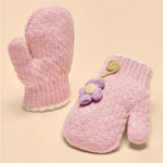 Menyg Powder Plentyn | Powder Pals Kids Mittens - Perfect Pansy Pink