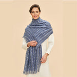 Sgarff Dakota Powder  | Powder Dakota Cosy Scarf - Denim