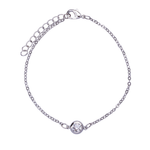 Breichled Crisial ar Gerdyn Nadolig Llawen | Carded Small Crystal Bracelet - Merry Christmas