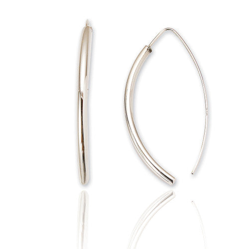 Clustdlysau Arian | Sterling Silver Earrings - Stella