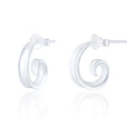 Clustdlysau Arian | Sterling Silver Earrings - Beth