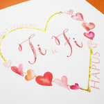 Cerdyn Dydd Sant Ffolant - Rachel | Valentine's Day Card - Rachel