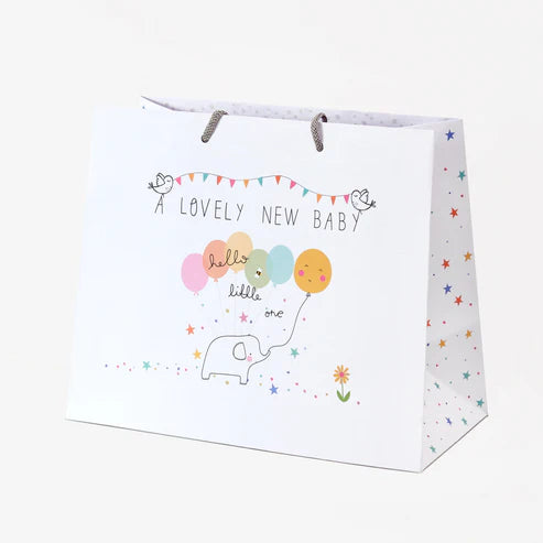 Bag Anrheg Mawr | Tote Gift Bag - Baby Elephant