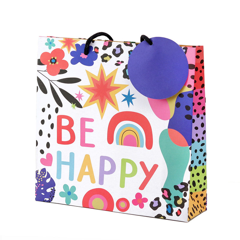 Bag Anrheg Canolig | Medium Gift Bag - Be Happy