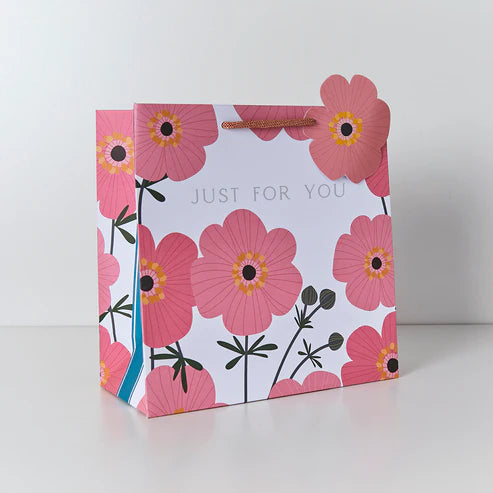 Bag Anrheg Canolig | Medium Gift Bag - Pink Cosmos