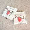 Clustdlysau Hyfryd - Robin Goch y Nadolig | Silver Plated Boxed Earrings  - Welsh Christmas Robin