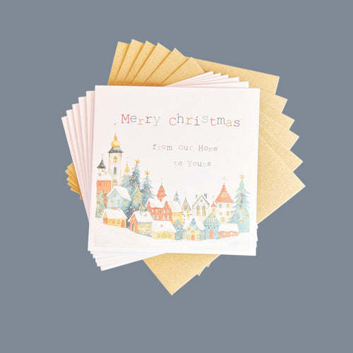 Pecyn Cardiau Nadolig - Joy | Christmas Card Pack - Joy