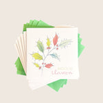 Pecyn Cardiau Nadolig - Holly | Christmas Card Pack - Holly