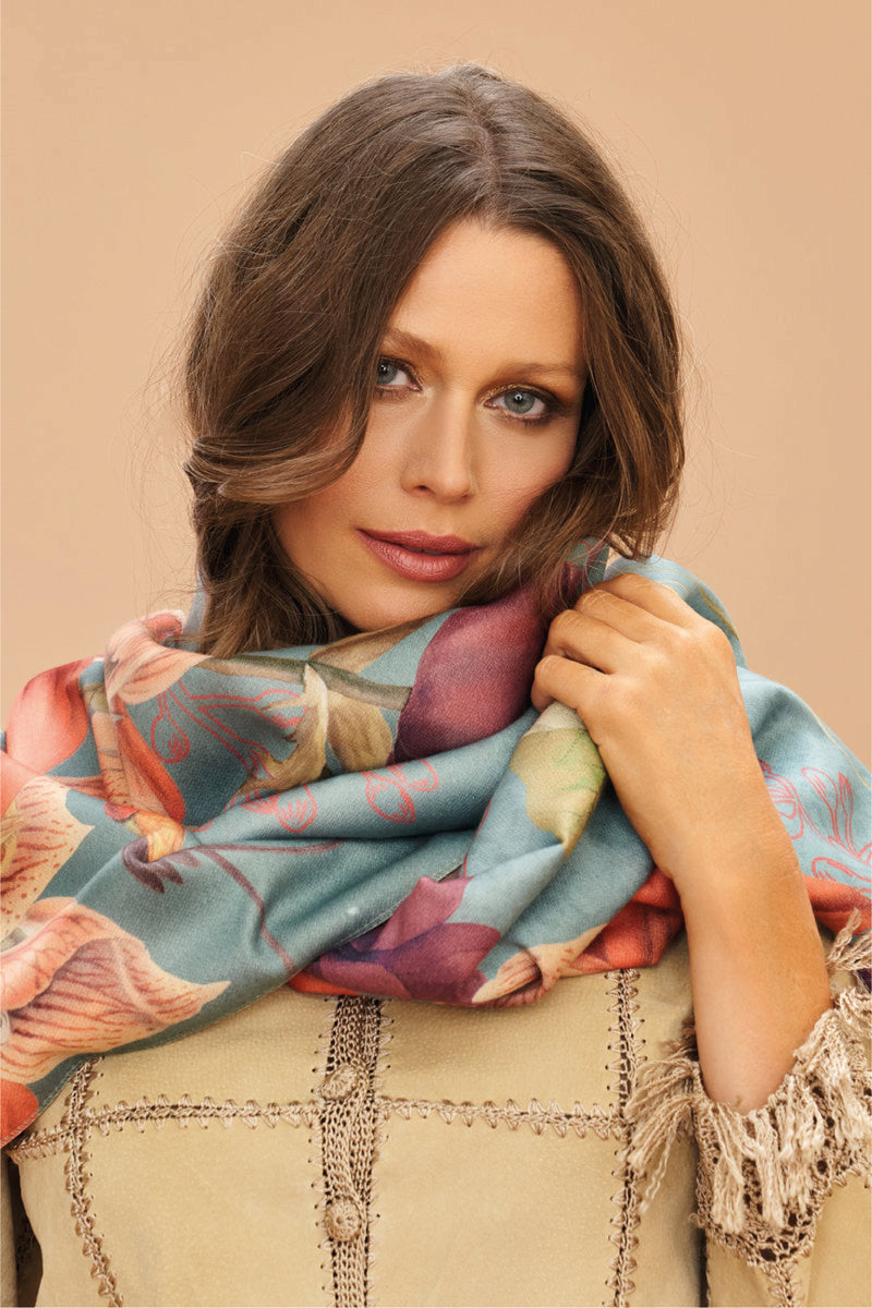 Sgarff Moethus Powder  | Powder Lux Scarf - Hummingbird at Dusk