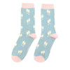 Sanau - Iechyd Da | Miss Sparrow Socks - Cheers Blue