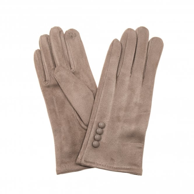 Menig Swêd - Latte | Faux Suede Gloves - Latte