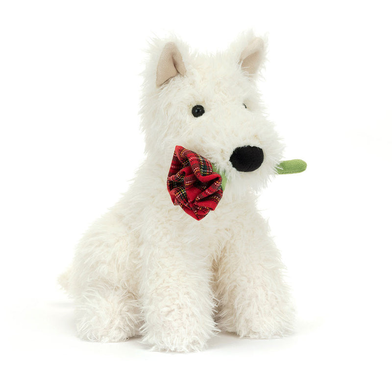 Ci Bach Rhamantus  | Jellycat Munro Scottie Dog - Love You