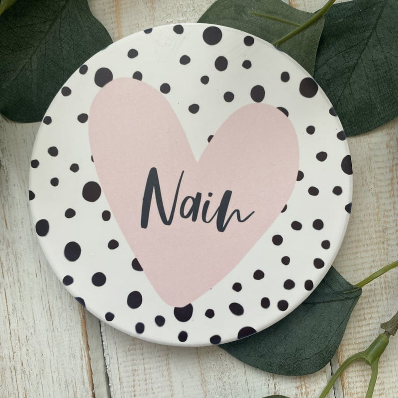 Mat Diod Dalmatian - Nain | Dalmatian Coaster - Nain