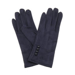 Menig Swêd - Nefi | Faux Suede Gloves - Navy