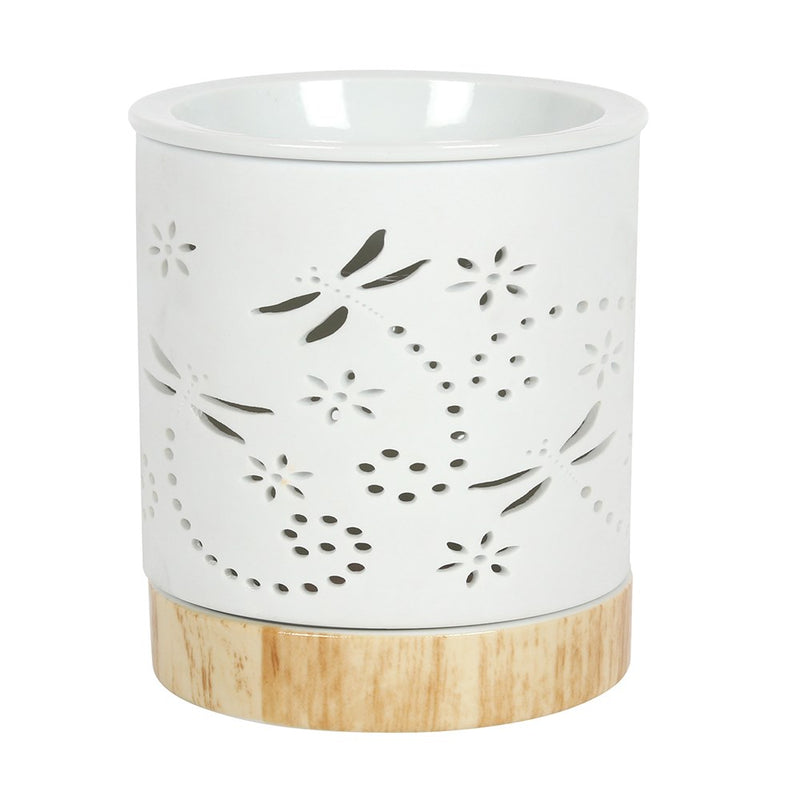 Llosgwr Olew - Gwas y Neidr Gwyn | Oil Burner - White Dragonfly