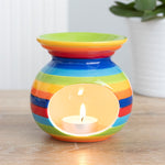 Llosgwr Olew - Streipiau Enfys | Oil Burner - Rainbow Stripes