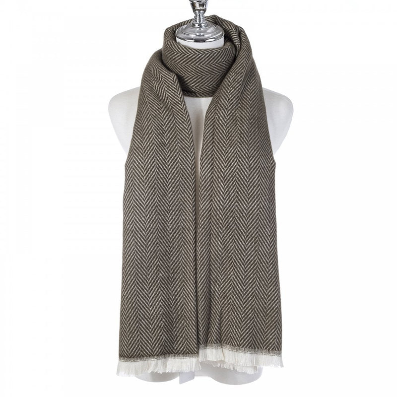 Sgarff Holly - Gwyrdd | Holly Scarf - Olive