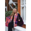 Sgarff Ellie - Oren/Piws | Ellie Scarf - Orange/Purple