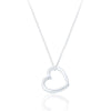 Cadwen Arian | Sterling Silver Pendant Necklace - Princess Heart